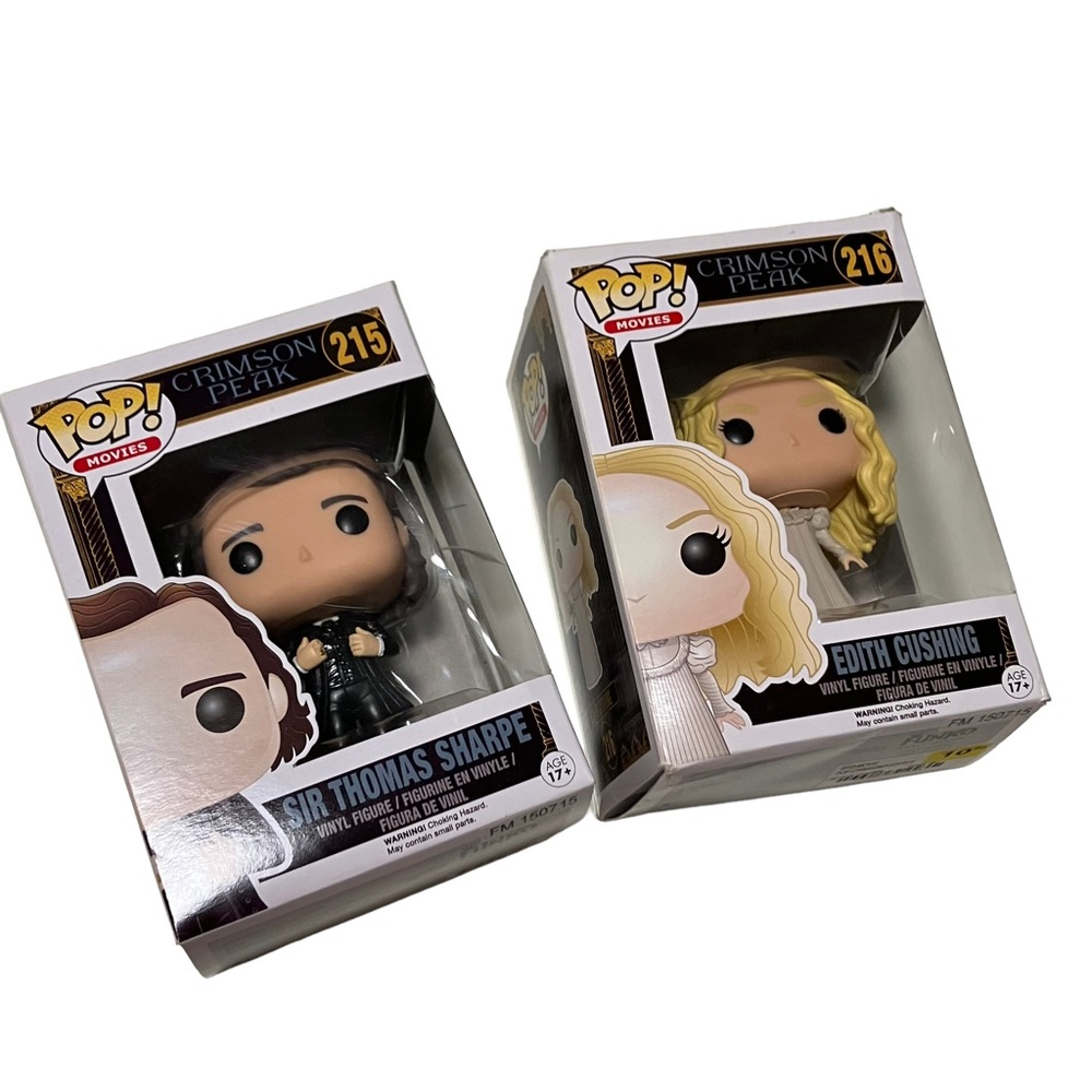 Funko Pop! Movies Crimson Peak Sir Thomas Sharpe 215 & Edith Cushing 216